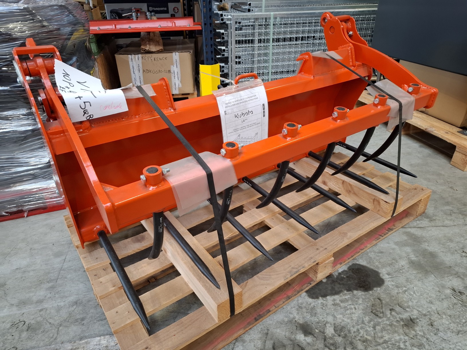 Kubota fourche à grappin 1.37 m